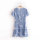 Short Sleeve V-neck Printed Fashion Casual Dress